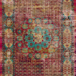 قالیچه و فرشینه سنتی و مدرن هال و پذیرایی برند رویان کد D263 سایت خرید برو