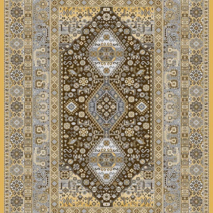 قالیچه و فرشینه سنتی و مدرن هال و پذیرایی برند رویان کد D271 سایت خرید برو