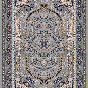 قالیچه و فرشینه سنتی و مدرن هال و پذیرایی برند رویان کد D274 سایت خرید برو