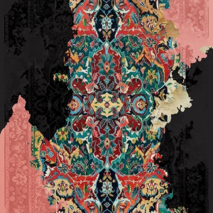 قالیچه و فرشینه سنتی و مدرن هال و پذیرایی برند رویان کد D288 سایت خرید برو