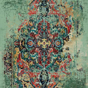 قالیچه و فرشینه سنتی و مدرن هال و پذیرایی برند رویان کد D290 سایت خرید برو