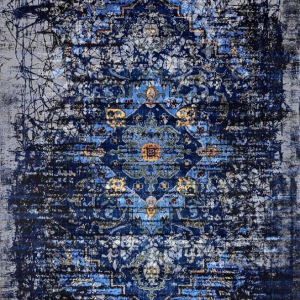 قالیچه و فرشینه سنتی و مدرن هال و پذیرایی برند رویان کد D301 سایت خرید برو