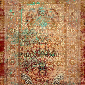 قالیچه و فرشینه سنتی و مدرن هال و پذیرایی برند رویان کد D323 سایت خرید برو