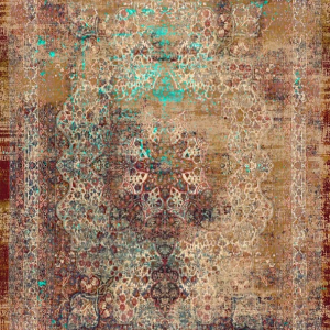 قالیچه و فرشینه سنتی و مدرن هال و پذیرایی برند رویان کد D325 سایت خرید برو