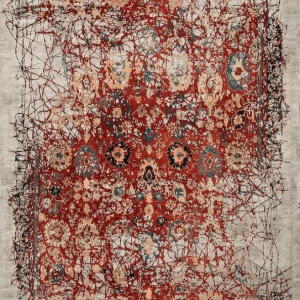 قالیچه و فرشینه سنتی و مدرن هال و پذیرایی برند رویان کد D331 سایت خرید برو