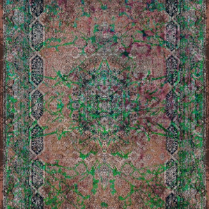 قالیچه و فرشینه سنتی و مدرن هال و پذیرایی برند رویان کد D351 سایت خرید برو