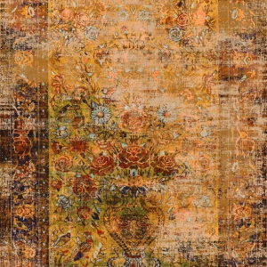 قالیچه و فرشینه سنتی و مدرن هال و پذیرایی برند رویان کد D361 سایت خرید برو