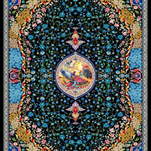 قالیچه و فرشینه سنتی و مدرن هال و پذیرایی برند رویان کد D371 سایت خرید برو