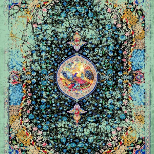 قالیچه و فرشینه سنتی و مدرن هال و پذیرایی برند رویان کد D372 سایت خرید برو