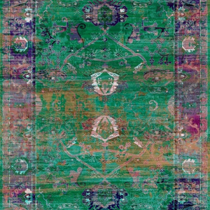 قالیچه و فرشینه سنتی و مدرن هال و پذیرایی برند رویان کد D380 سایت خرید برو