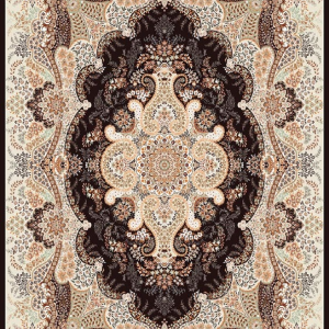 قالیچه و فرشینه سنتی و مدرن هال و پذیرایی برند رویان کد D395 سایت خرید برو