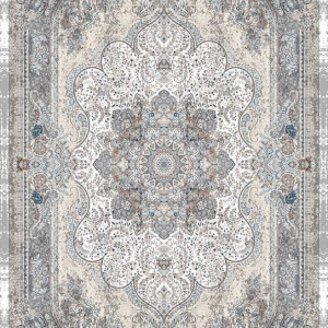 قالیچه و فرشینه سنتی و مدرن هال و پذیرایی برند رویان کد D402 سایت خرید برو