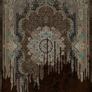 قالیچه و فرشینه سنتی و مدرن هال و پذیرایی برند رویان کد D405 سایت خرید برو