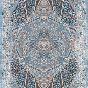 قالیچه و فرشینه سنتی و مدرن هال و پذیرایی برند رویان کد D417 سایت خرید برو