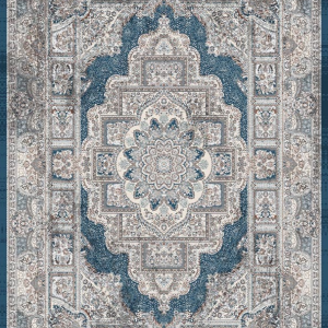 قالیچه و فرشینه سنتی و مدرن هال و پذیرایی برند رویان کد D418 سایت خرید برو