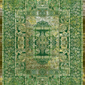 قالیچه و فرشینه سنتی و مدرن هال و پذیرایی برند رویان کد D420 سایت خرید برو