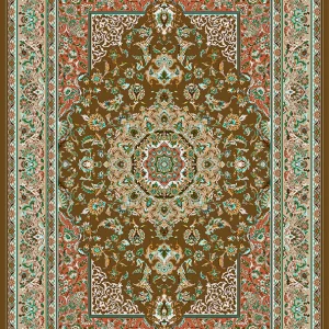 قالیچه و فرشینه مدرن هال و پذیرایی برند رویان کد F216 سایت خرید برو