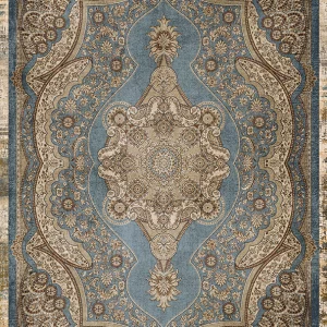 قالیچه و فرشینه مدرن هال و پذیرایی برند رویان کد F220 سایت خرید برو