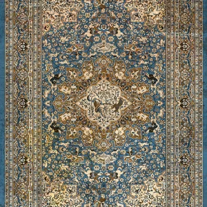 قالیچه و فرشینه مدرن هال و پذیرایی برند رویان کد F255 سایت خرید برو