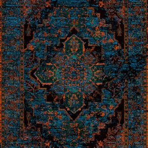 قالیچه و فرشینه مدرن هال و پذیرایی برند رویان کد F329 سایت خرید برو