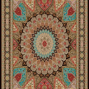 قالیچه و فرشینه مدرن هال و پذیرایی برند رویان کد F352 سایت خرید برو