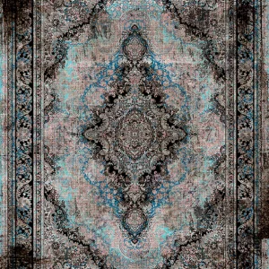 قالیچه و فرشینه مدرن هال و پذیرایی برند رویان کد F411 سایت خرید برو