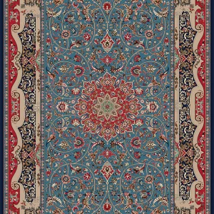 قالیچه و فرشینه مدرن هال و پذیرایی برند رویان کد F463 سایت خرید برو