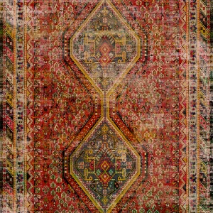 قالیچه و فرشینه مدرن هال و پذیرایی برند رویان کد F466 سایت خرید برو