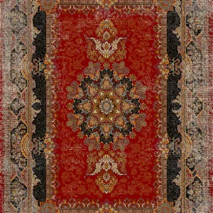 قالیچه و فرشینه مدرن هال و پذیرایی برند رویان کد F475 سایت خرید برو