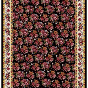 قالیچه و فرشینه مدرن هال و پذیرایی برند رویان کد F556 سایت خرید برو