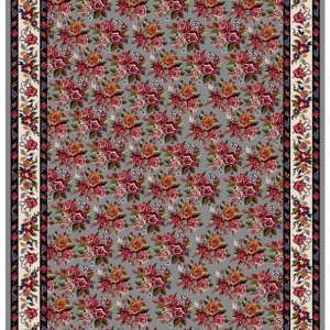 قالیچه و فرشینه مدرن هال و پذیرایی برند رویان کد F557 سایت خرید برو