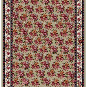 قالیچه و فرشینه مدرن هال و پذیرایی برند رویان کد F558 سایت خرید برو