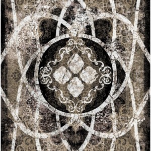 قالیچه و فرشینه مدرن هال و پذیرایی برند رویان کد F560 سایت خرید برو