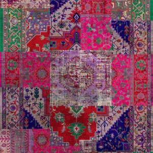 قالیچه و فرشینه مدرن هال و پذیرایی برند رویان کد F587 سایت خرید برو