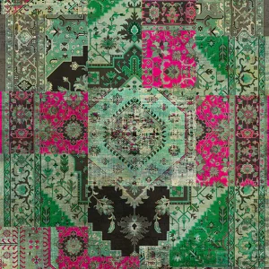 قالیچه و فرشینه مدرن هال و پذیرایی برند رویان کد F590 سایت خرید برو