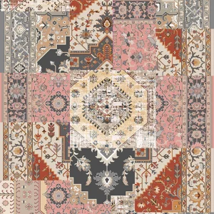 قالیچه و فرشینه مدرن هال و پذیرایی برند رویان کد F592 سایت خرید برو