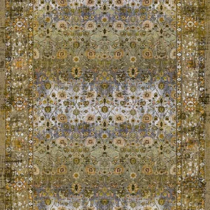 قالیچه و فرشینه مدرن هال و پذیرایی برند رویان کد F594 سایت خرید برو