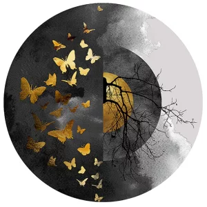 فرشینه گرد و مدرن هال و پذیرایی برند رویان کد Da12 سایت خرید برو