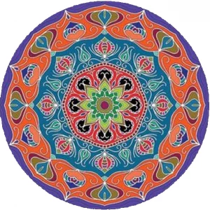 فرشینه گرد و مدرن هال و پذیرایی برند رویان کد Z19 سایت خرید برو