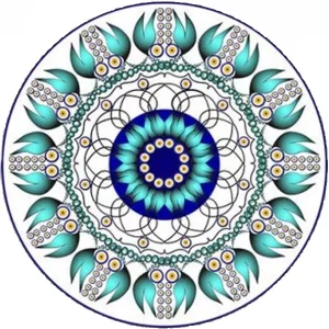 فرشینه گرد و مدرن هال و پذیرایی برند رویان کد Z40 سایت خرید برو