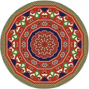 فرشینه گرد و مدرن هال و پذیرایی برند رویان کد Z63 سایت خرید برو