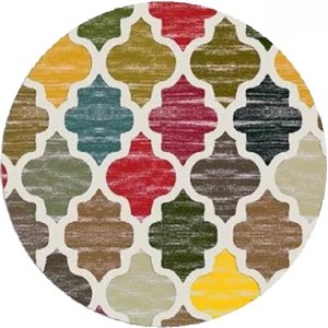 فرشینه گرد و مدرن هال و پذیرایی برند رویان کد De18 سایت خرید برو