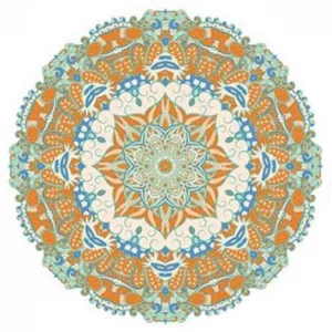 فرشینه گرد و مدرن هال و پذیرایی برند رویان کد De28 سایت خرید برو