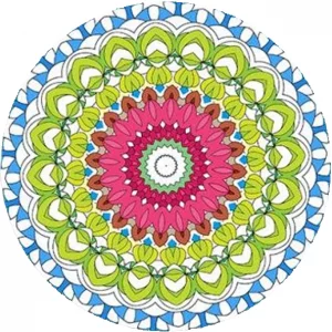 فرشینه گرد و مدرن هال و پذیرایی برند رویان کد De34 سایت خرید برو