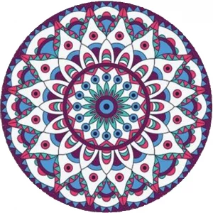 فرشینه گرد و مدرن هال و پذیرایی برند رویان کد De47 سایت خرید برو