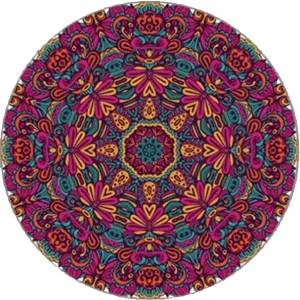 فرشینه گرد و مدرن هال و پذیرایی برند رویان کد De67 سایت خرید برو