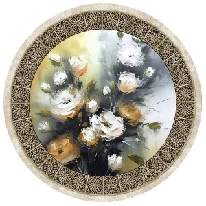 فرشینه گرد و مدرن هال و پذیرایی برند رویان کد F15 سایت خرید برو