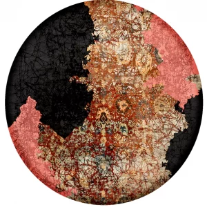 فرشینه گرد و مدرن هال و پذیرایی برند رویان کد F25 سایت خرید برو