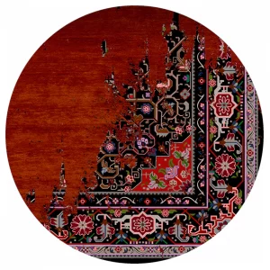 فرشینه گرد و مدرن هال و پذیرایی برند رویان کد F27 سایت خرید برو