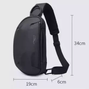 کوله تک بند یو اس بی دار ضد آب بنج Bange BG-7306 Crossbody Chest Bag with USB Port
